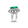 RichandRare-BLACK-EMERALD, ENAMEL AND DIAMOND RING